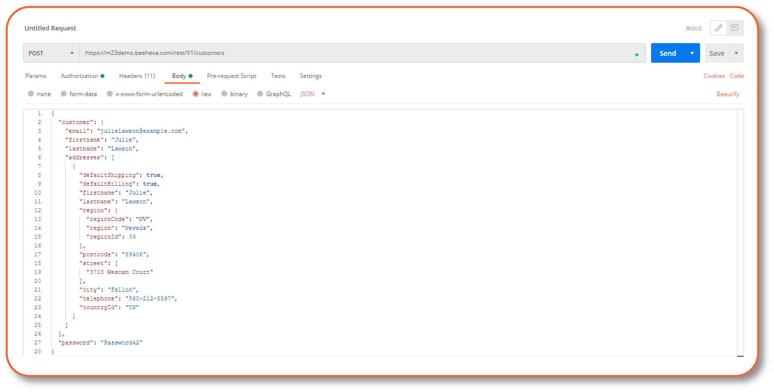 Magento 2 API How to create a customer - Beehexa
