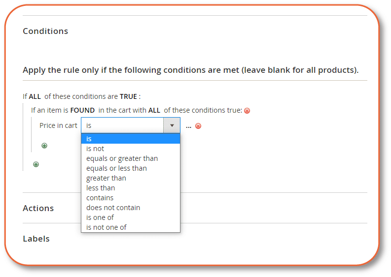 How To Create a Discount Promotion in Magento 2 4 equal or greater than parameter