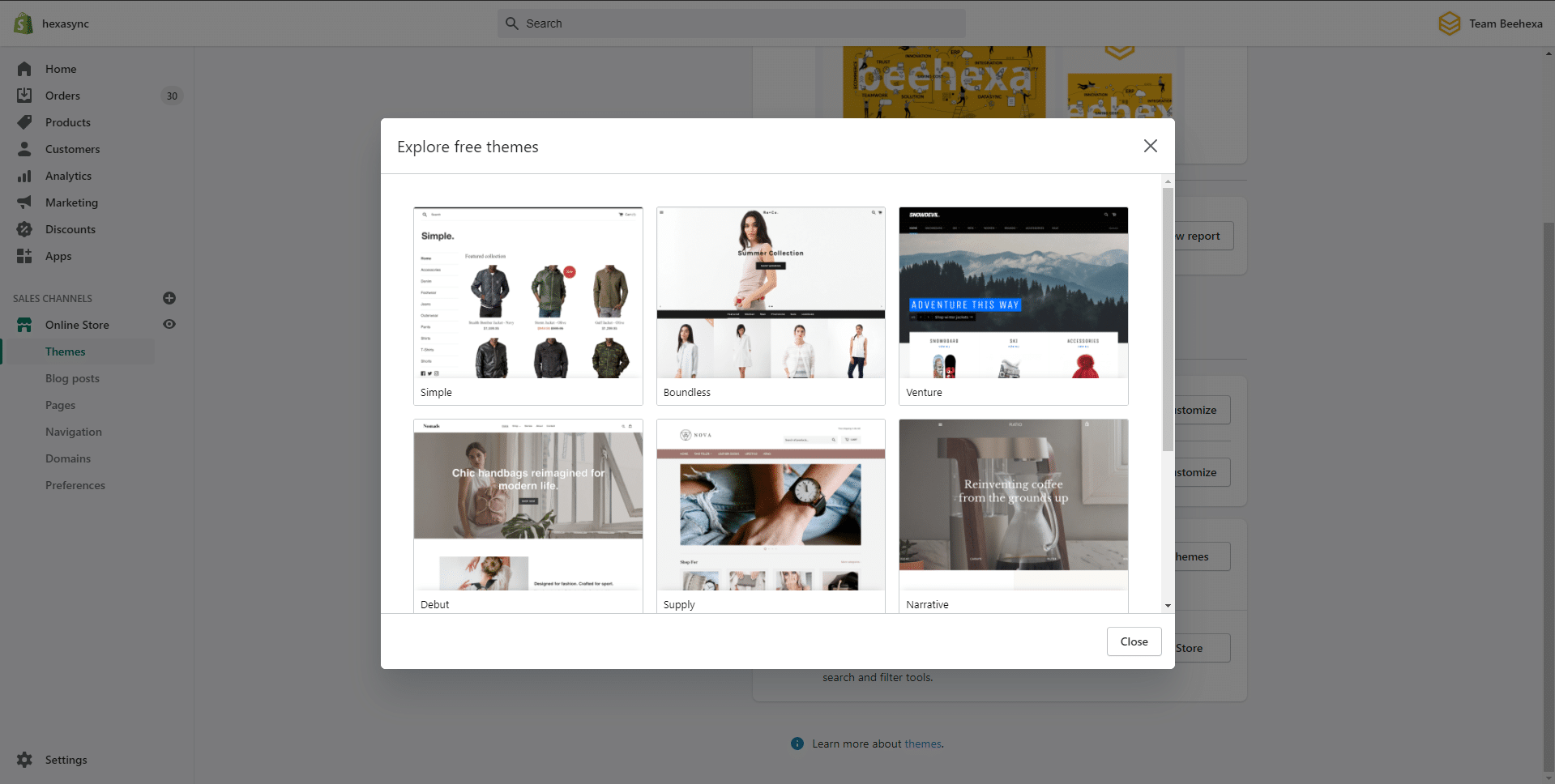 shopify template customization