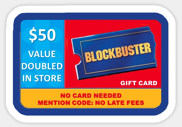 blockbuster gift card