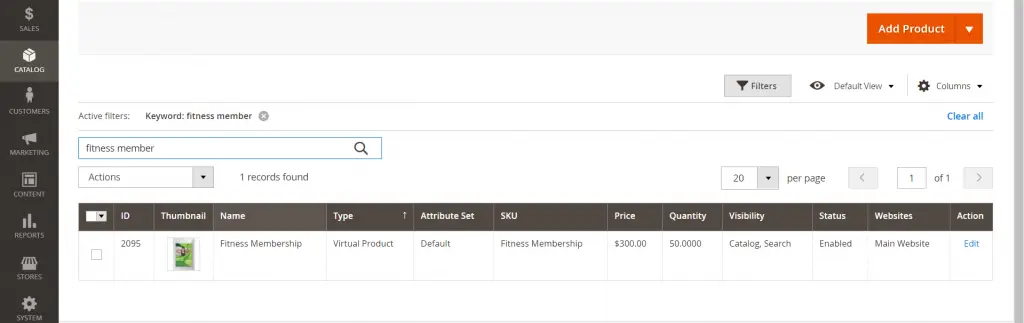 Magento Product Types Tutorial - Grouped Product and Virtual Product 17 verify the result