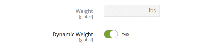 set dynamic weight  in magento 2