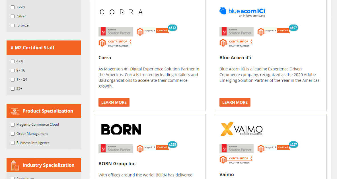 Magento Open Source vs Magento Commerce 6 magento partners portal