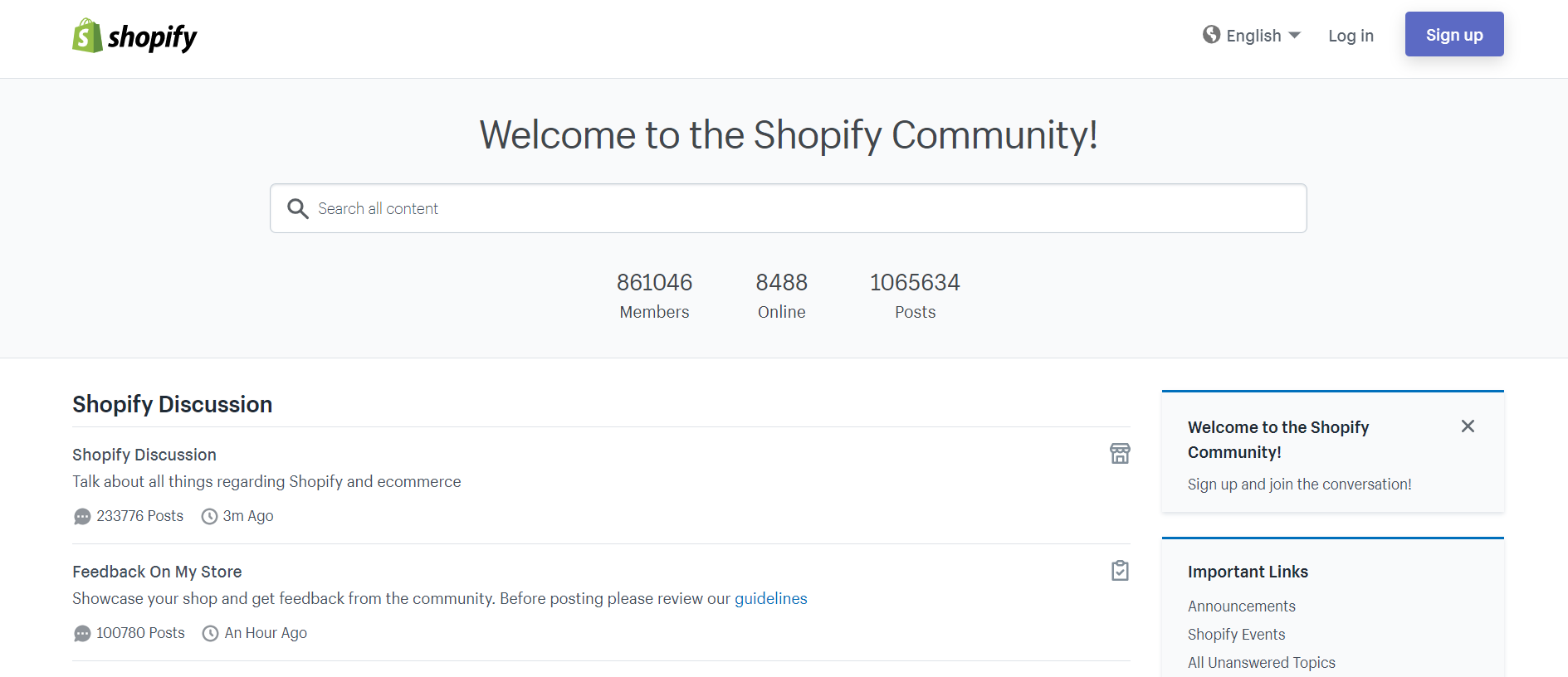shopify community