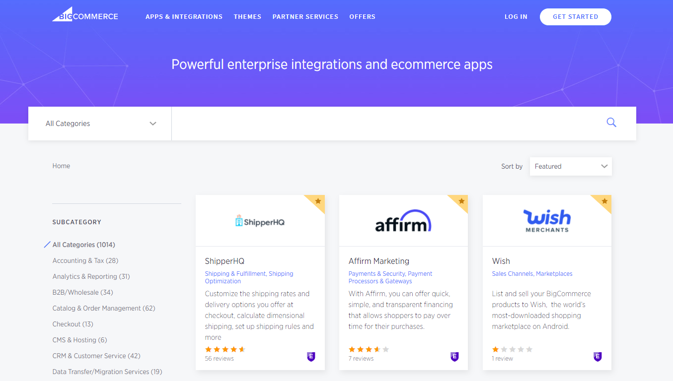 bigcommerce app marketplace