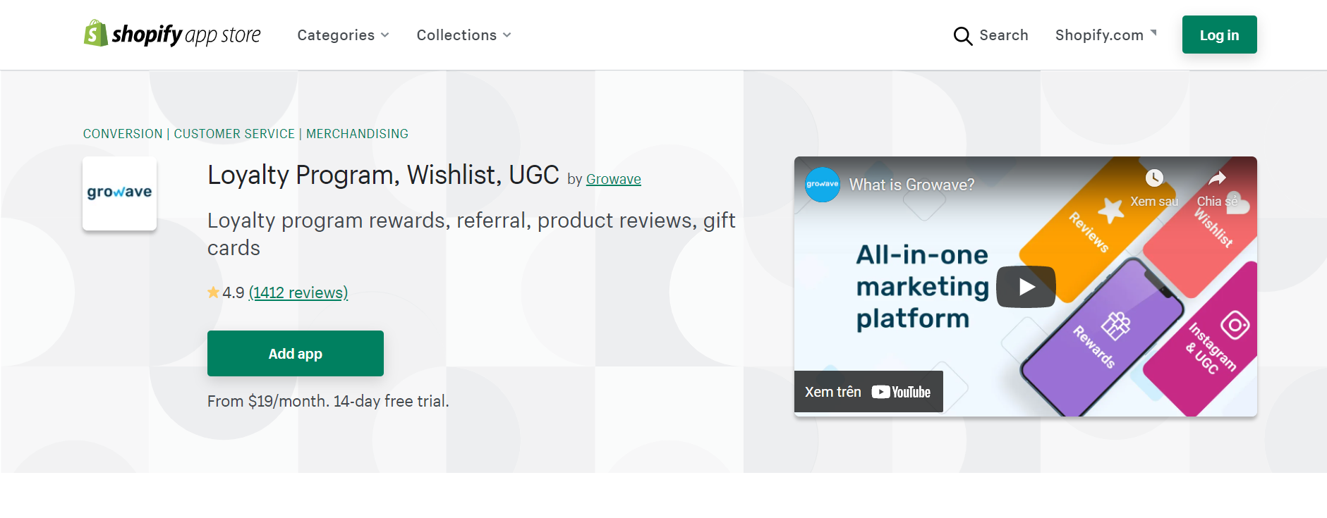 loyalty program wishlist ugc by growave