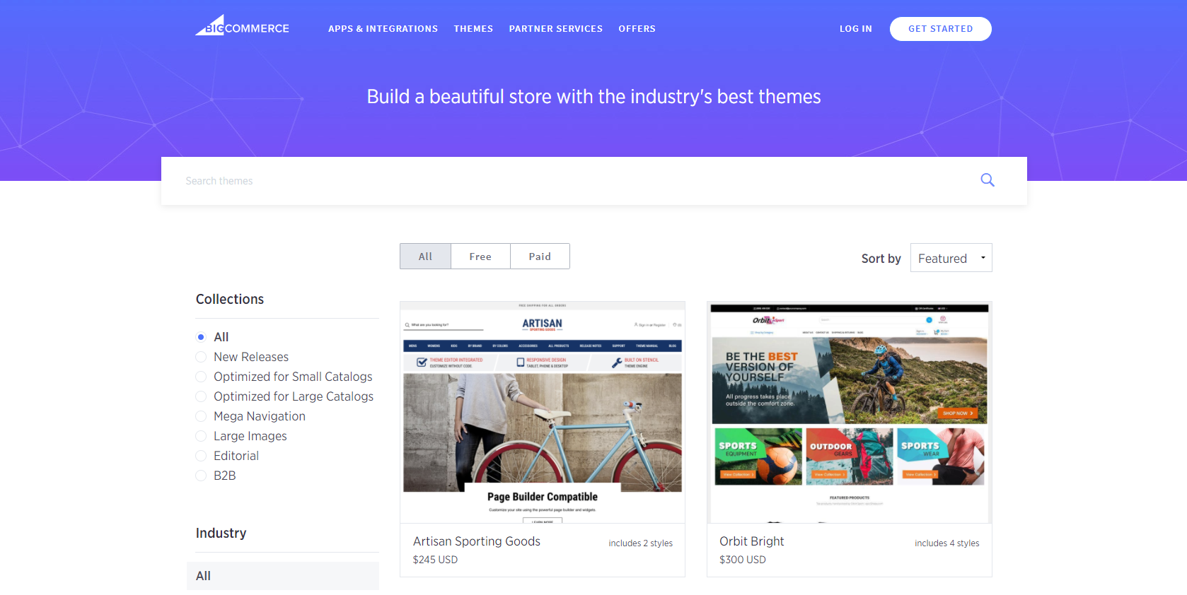 BigCommerce themes