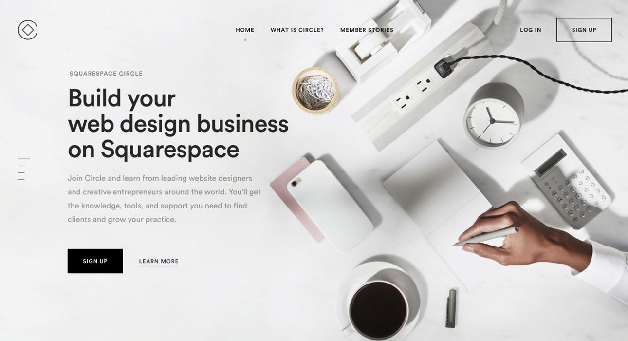Squarespace Overview 2023 - Everything You Need To Know 1 Squarespace circle dashboard