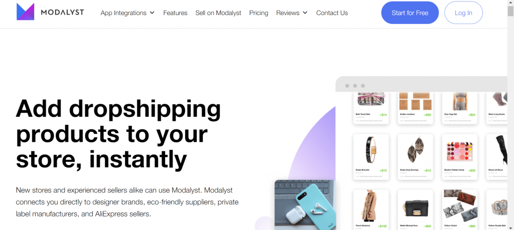 modalyst dropshipping app