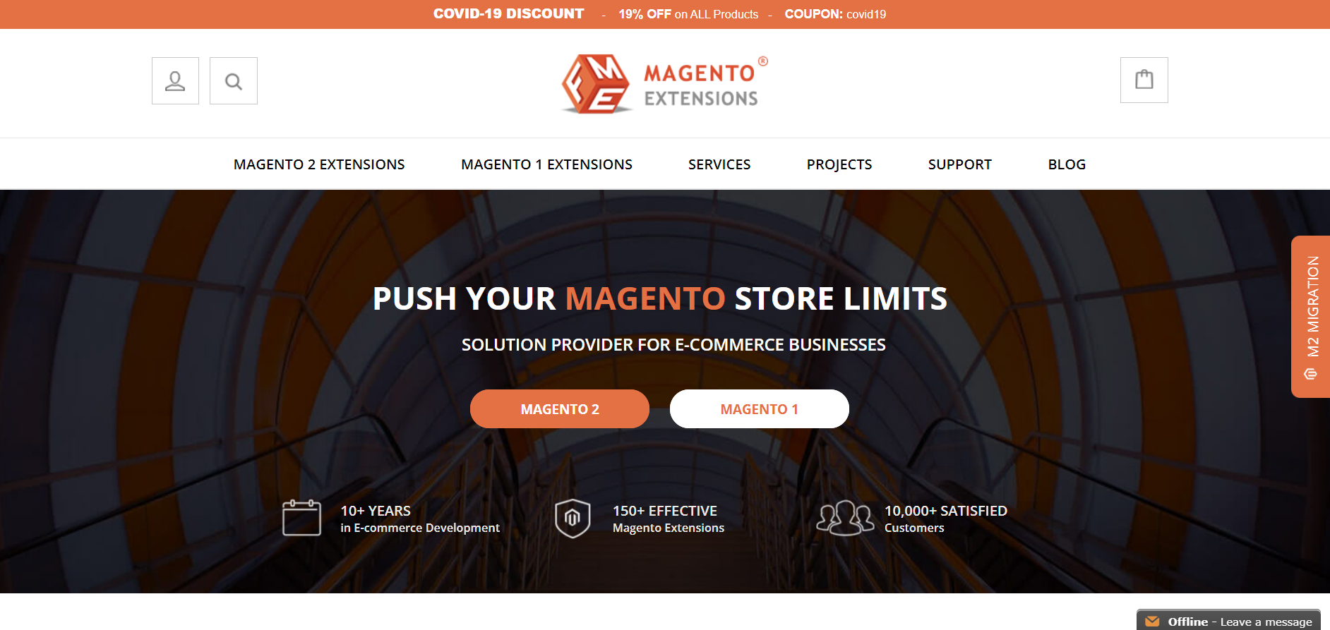 Magento extension provider Website
