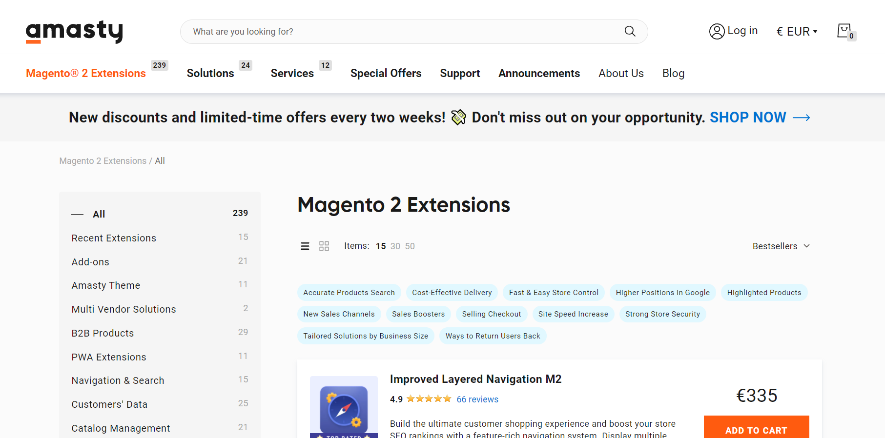 Magento extension provider Website