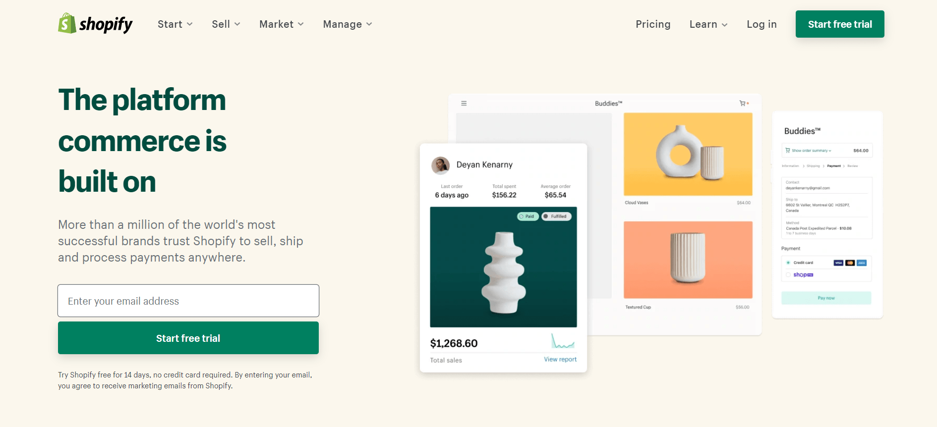 Shopify Dashboard