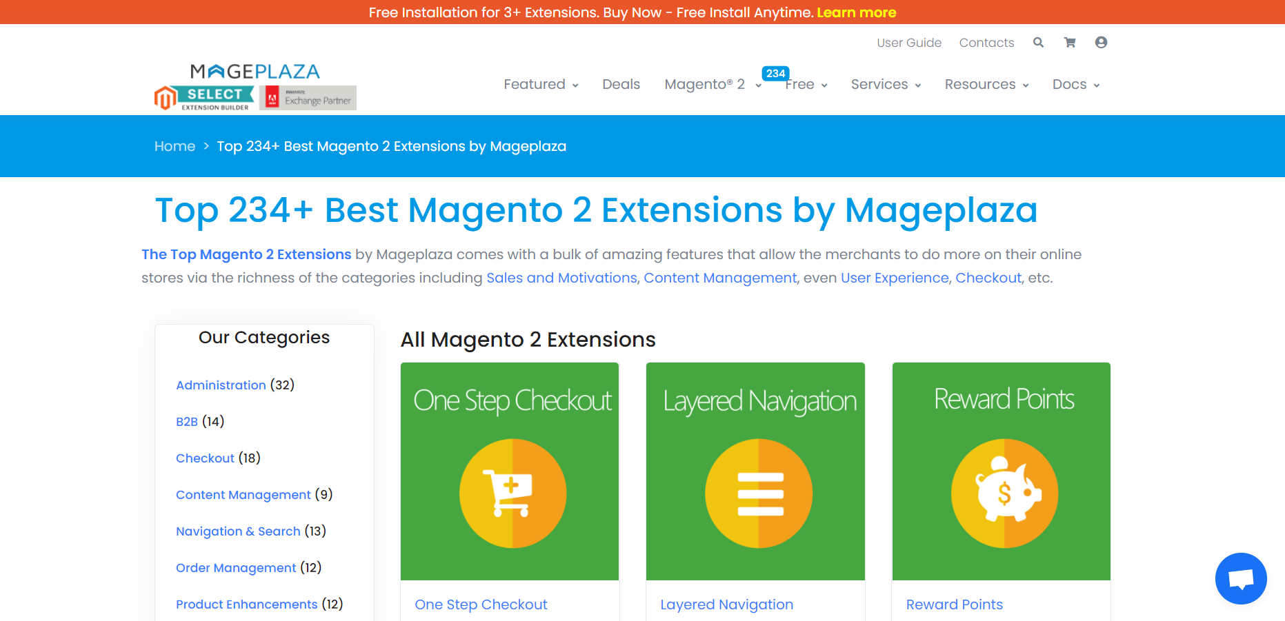 Magento extension provider Website