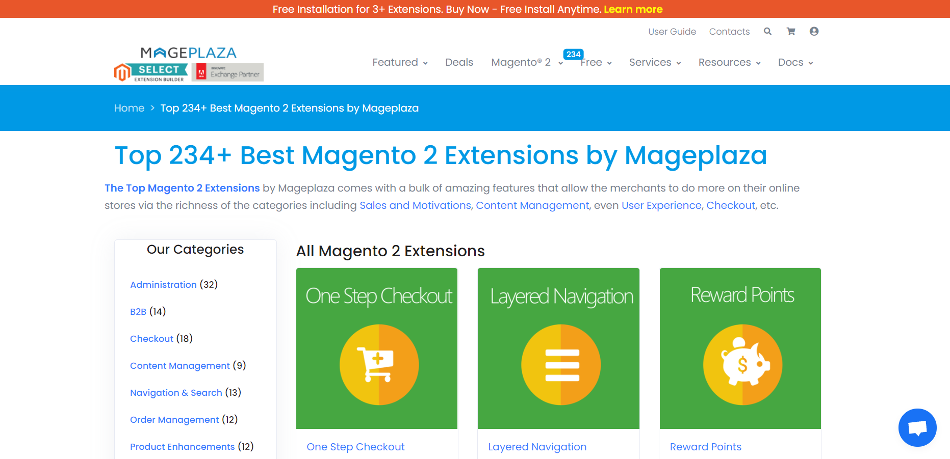  Magento extension provider Website 