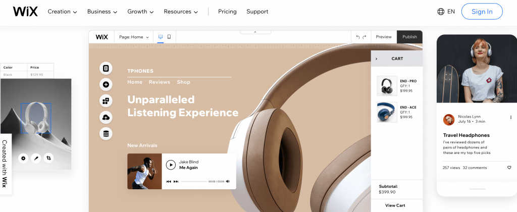 Wix vs BigCommerce 2023: Which is the Better Platform 5 wix themes