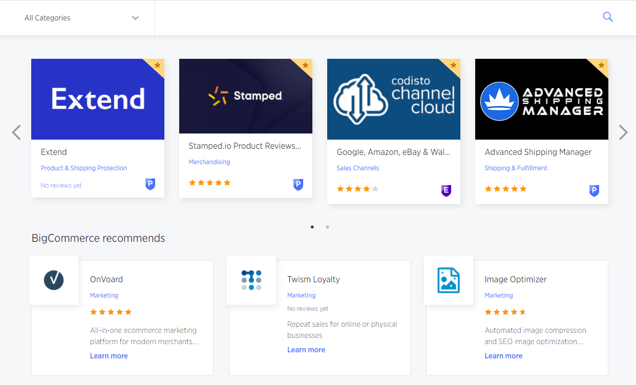 bigcommerce extensions