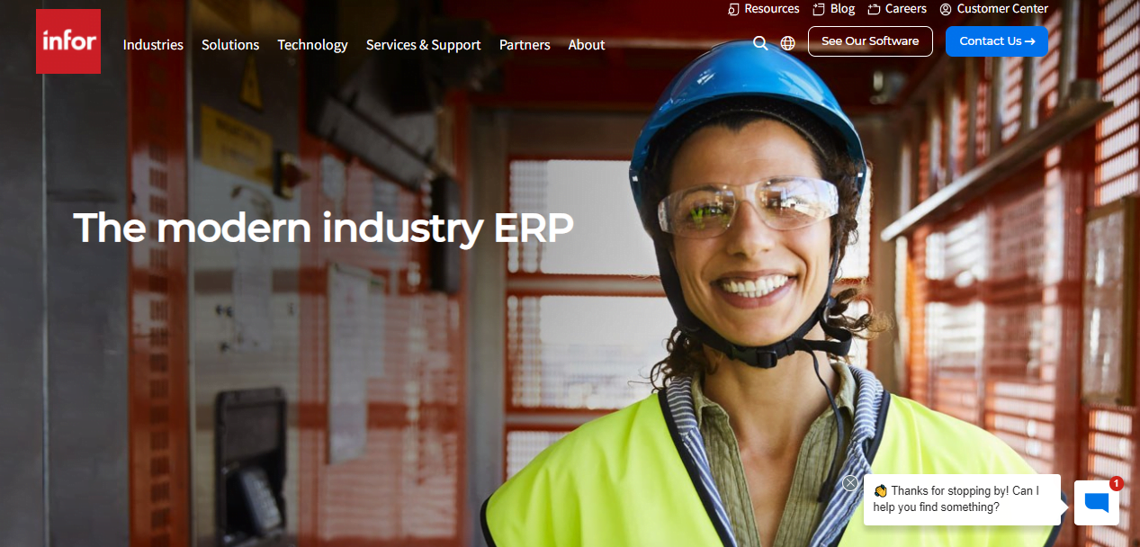 Infor ERP software