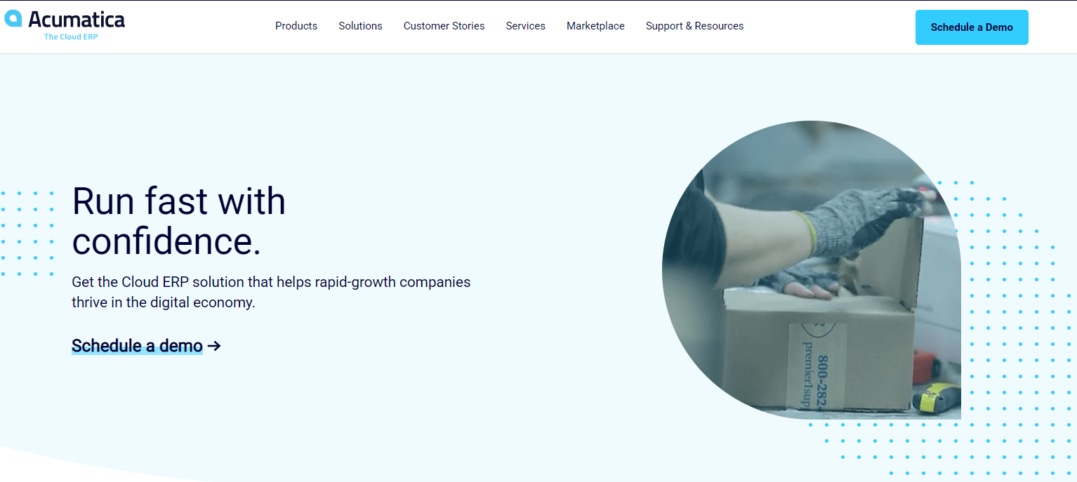 How can Businesses Take Advantage of ERP Finance in 2022? 8 Acumatica dashboard