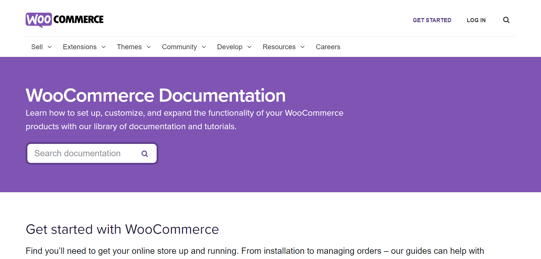 WooCommerce Documentation