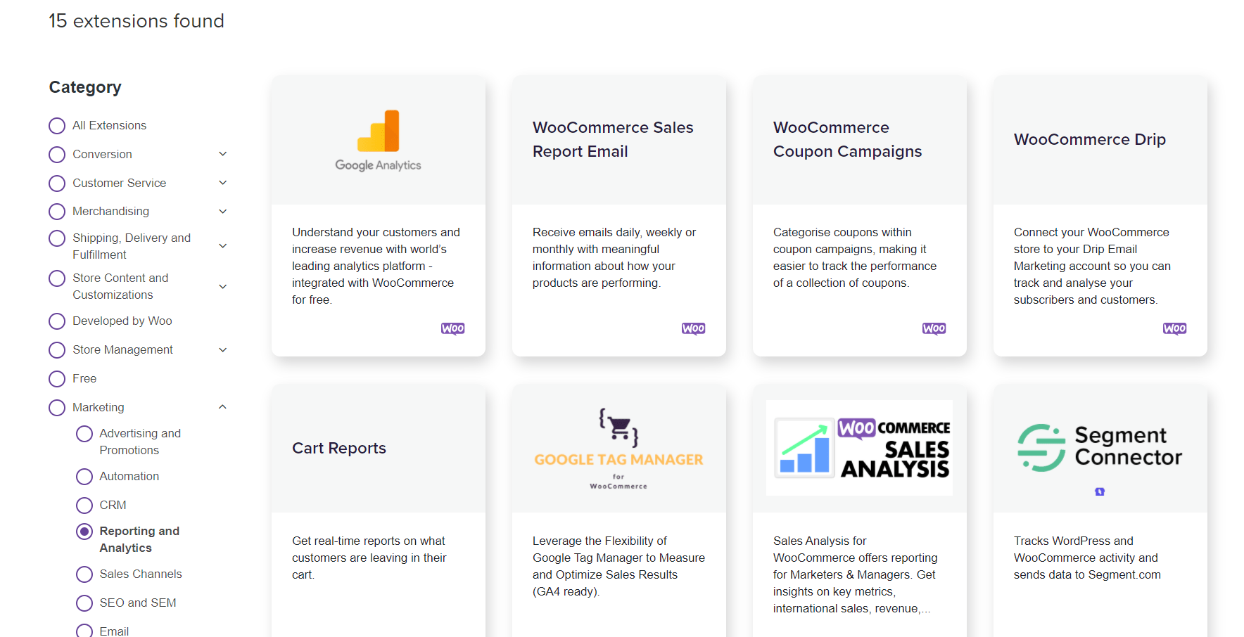 WooCommerce Reporting and Analytics