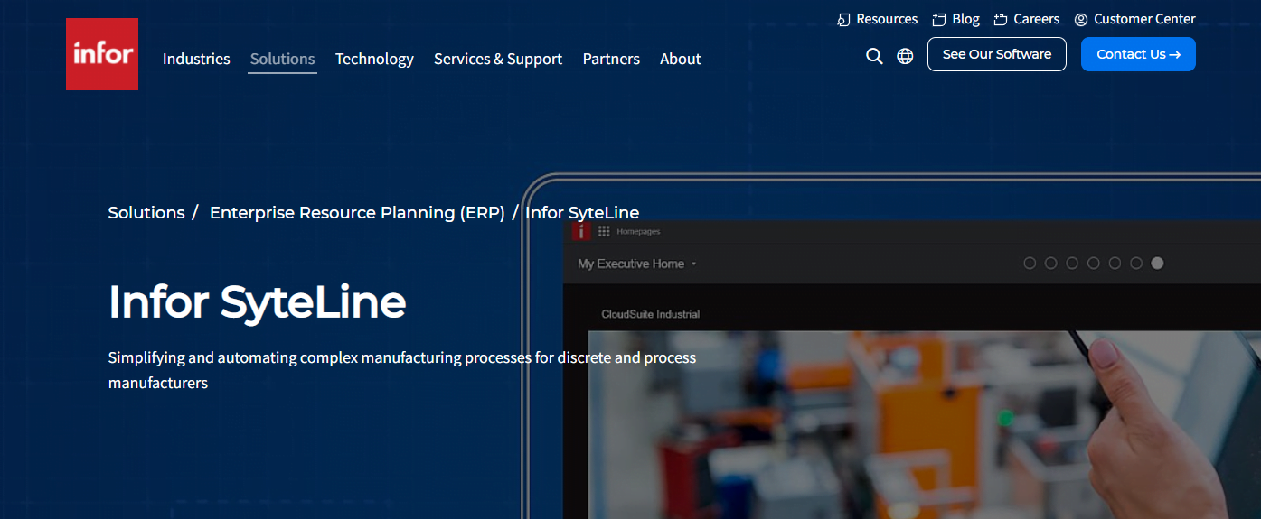 How can Businesses Take Advantage of ERP Finance in 2022? 12 SyteLine dashboard