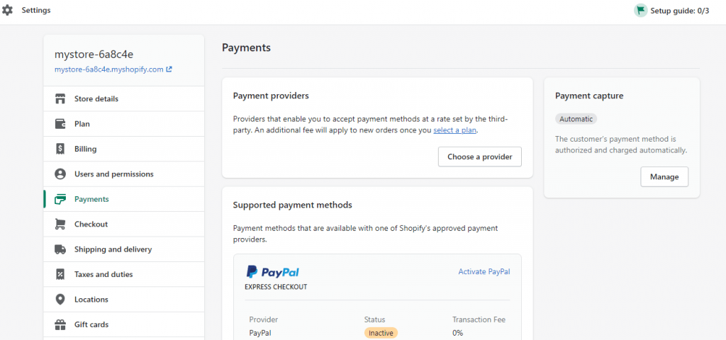 Shopify Payments