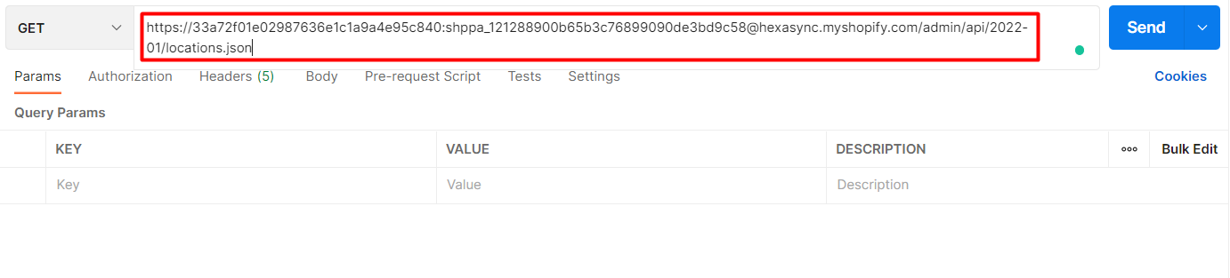 Shopify API 2025 - Adjusts the inventory level of an inventory item at a location 8 get location id
