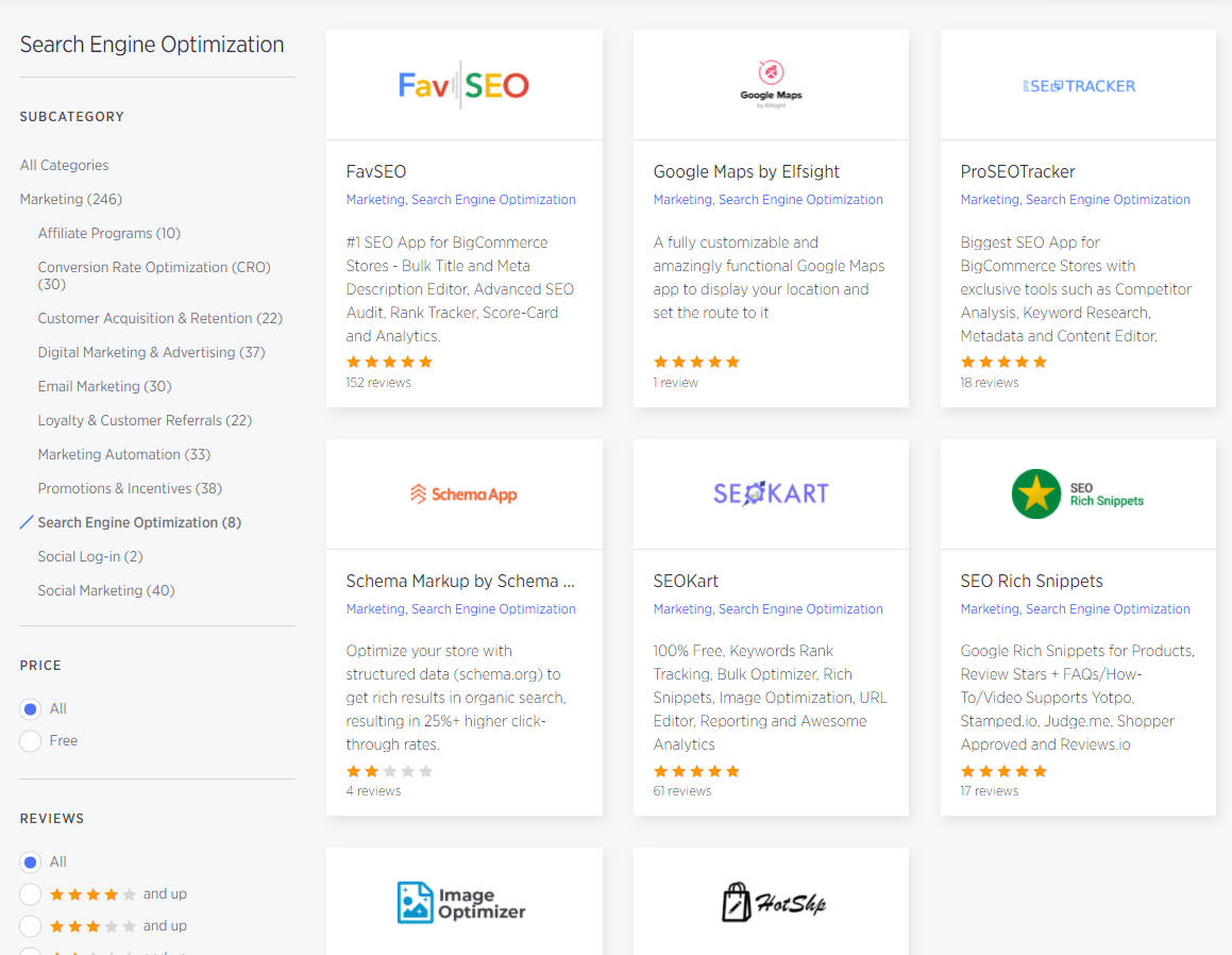 BigCommerce Apps Marketplace