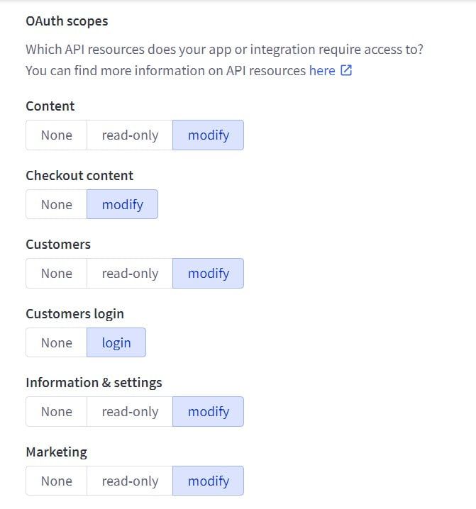 Step 3: Setting API Account 