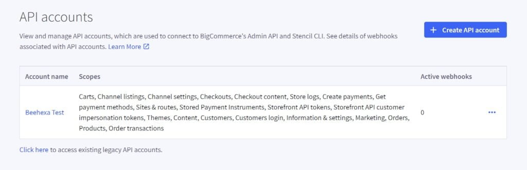 BigCommerce API: Checking Scope