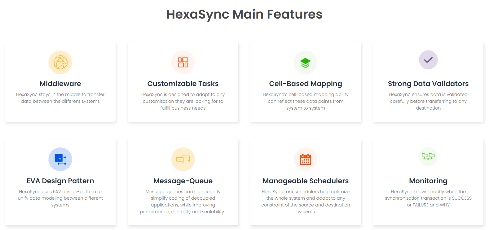 beehexa hexasync main feature 