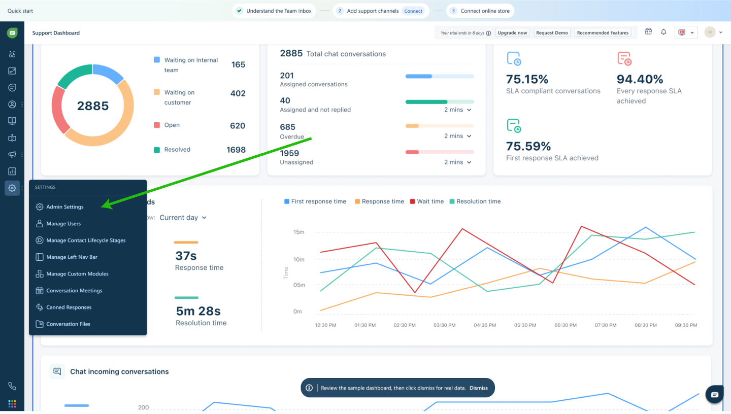 How to Authorize HexaSync to Connect to Your Freshchat Account 4 beehexa freshchat1