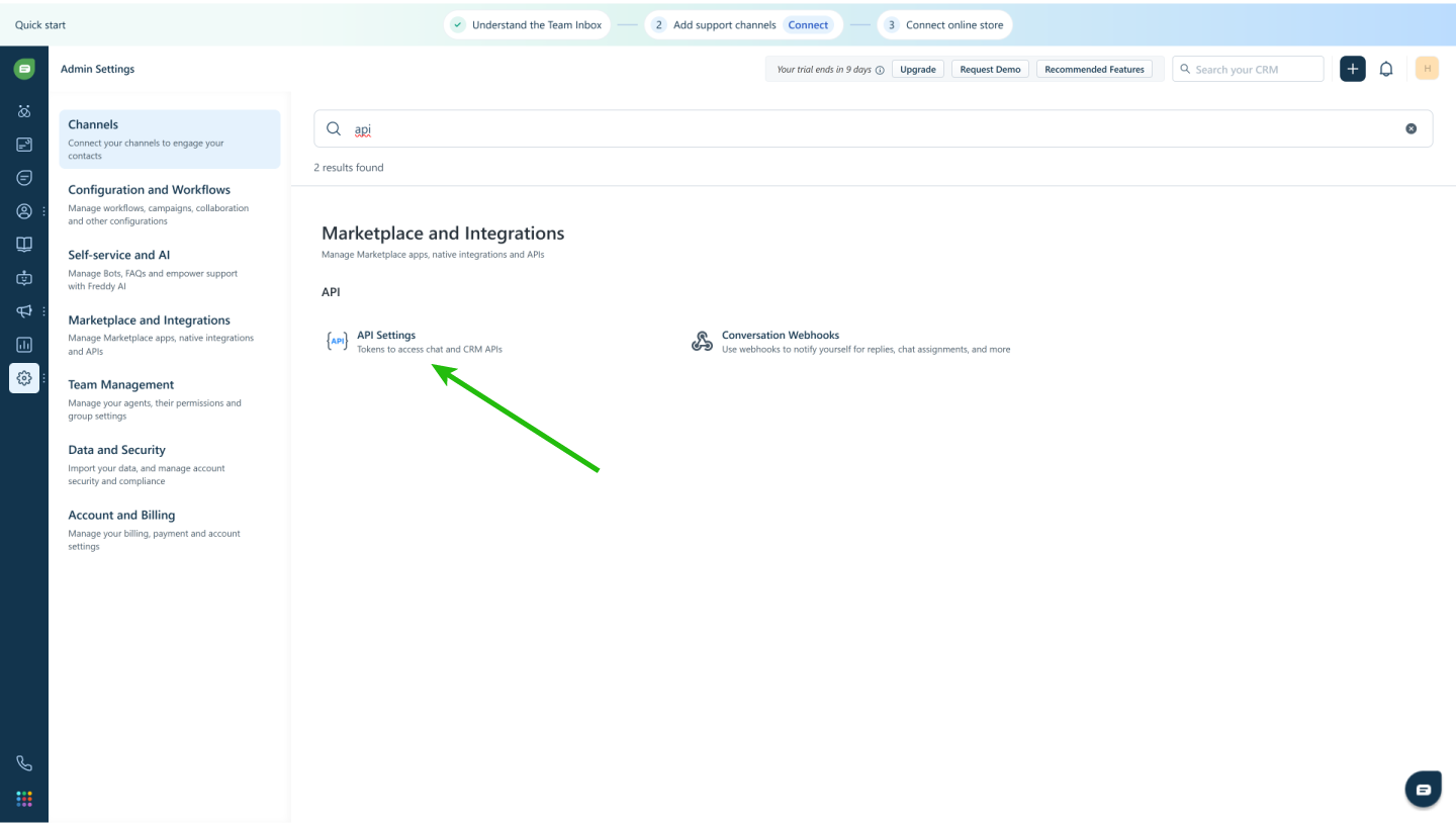 How to Authorize HexaSync to Connect to Your Freshchat Account 5 beehexa freshchat2 1