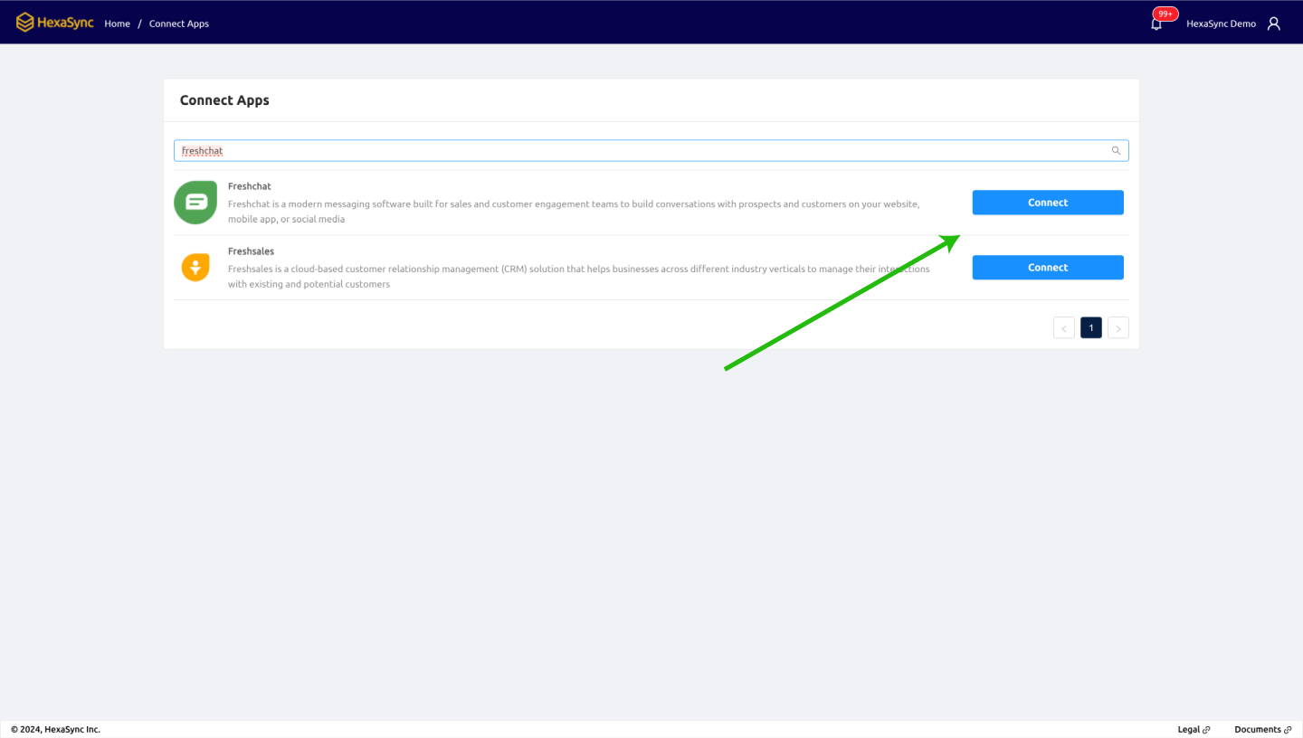 How to Authorize HexaSync to Connect to Your Freshchat Account 2 beehexa hexasync2 1