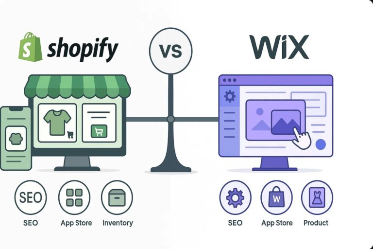 Shopify vs Wix comparison