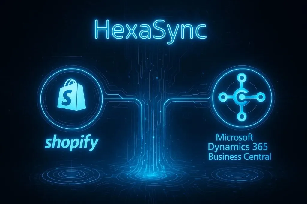 Tired of Shopify Connector Errors? HexaSync Delivers 99.9% Sync Accuracy Guaranteed 1 HexaSync Integration Dashboard for Shopify & Dynamics 365 Business Central - Automated Data Sync Solution