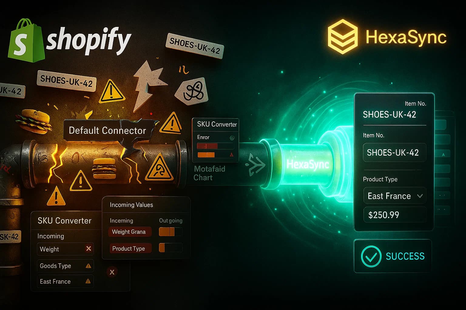 Shopify connector mapping issues impacting businesses