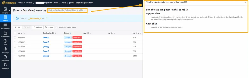 H17. Metrics description