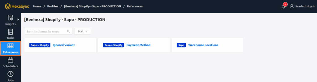 Đặc Tả HexaSync Profile Tích Hợp Shopify Và Sapo 3 Hình 3: HexaSync Profile References