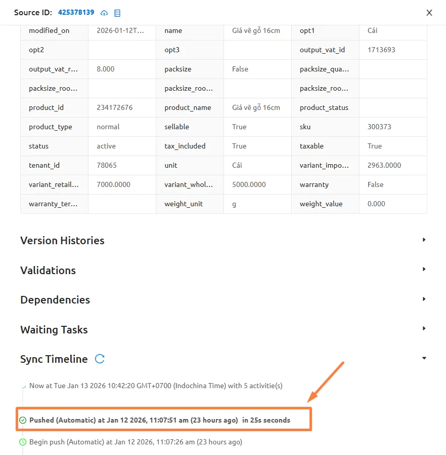 Đặc Tả HexaSync Profile Tích Hợp Misa Amis Và Sapo 6 H6_product_sync_history