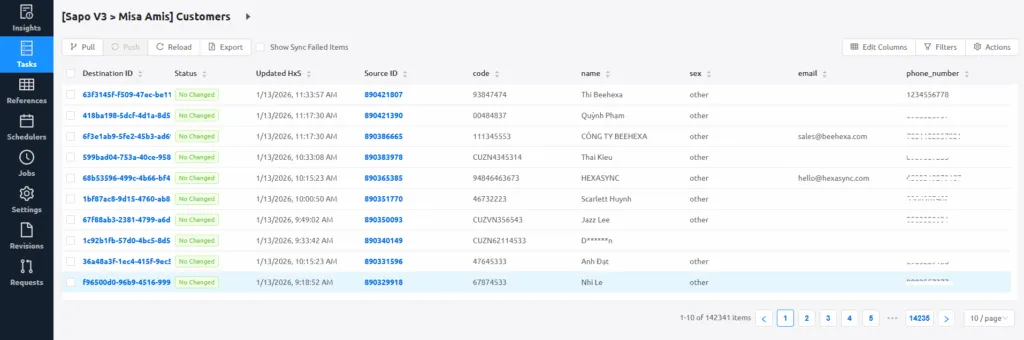 Đặc Tả HexaSync Profile Tích Hợp Misa Amis Và Sapo 9 H9_customer_sync